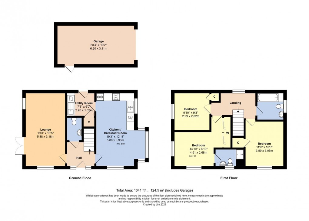 Floorplan for Roemead Drive, Paddock View, Yapton