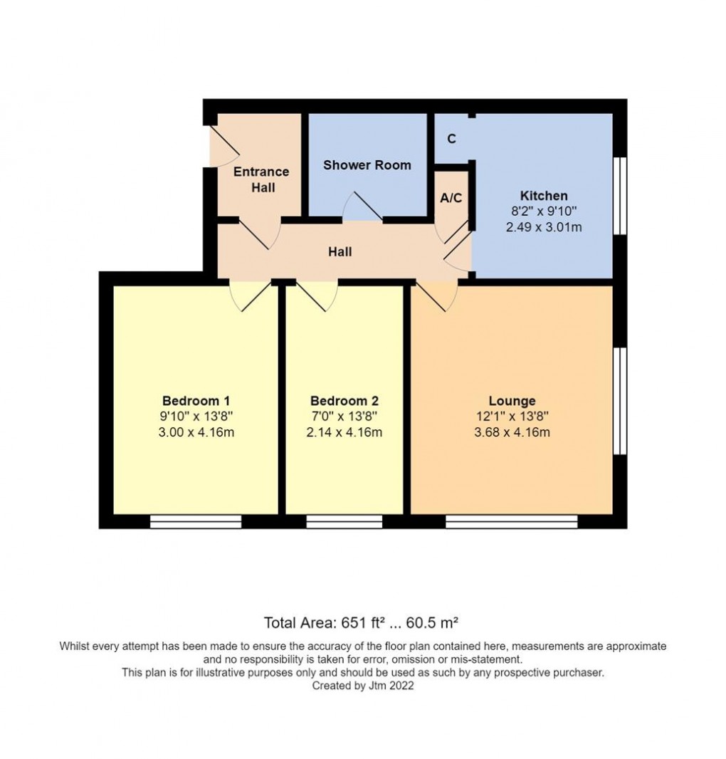 Floorplan for Highfield, Littlehampton
