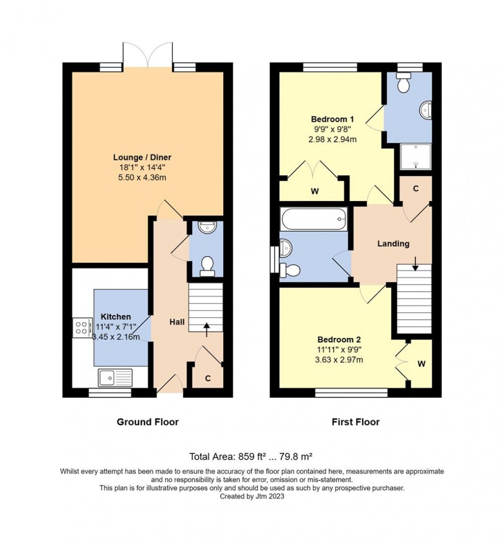 Floorplan for Speedwell Chase, Angmering
