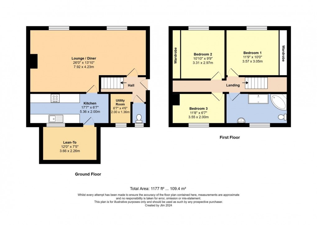 Floorplan for Townsend Crescent, Littlehampton