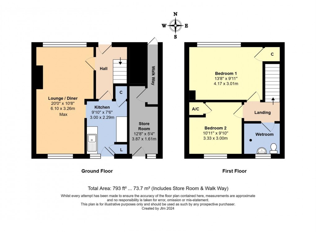 Floorplan for Belloc Road, Wick, Littlehampton