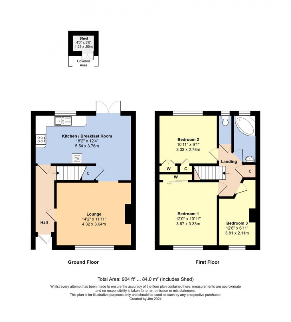 Floorplan for Manning Road, Wick, Littlehampton