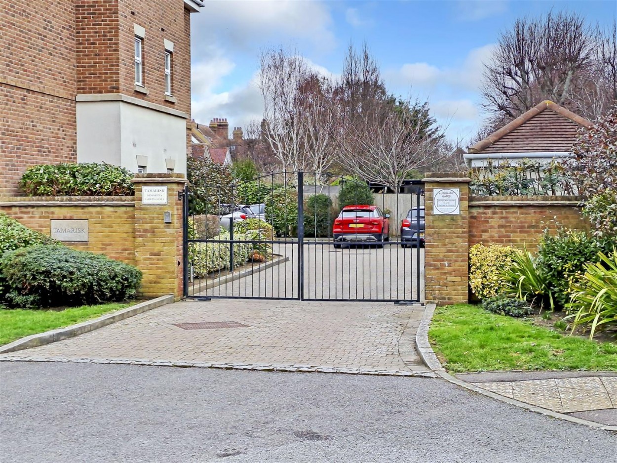 Security Gates Leading to Private Resident's Car P