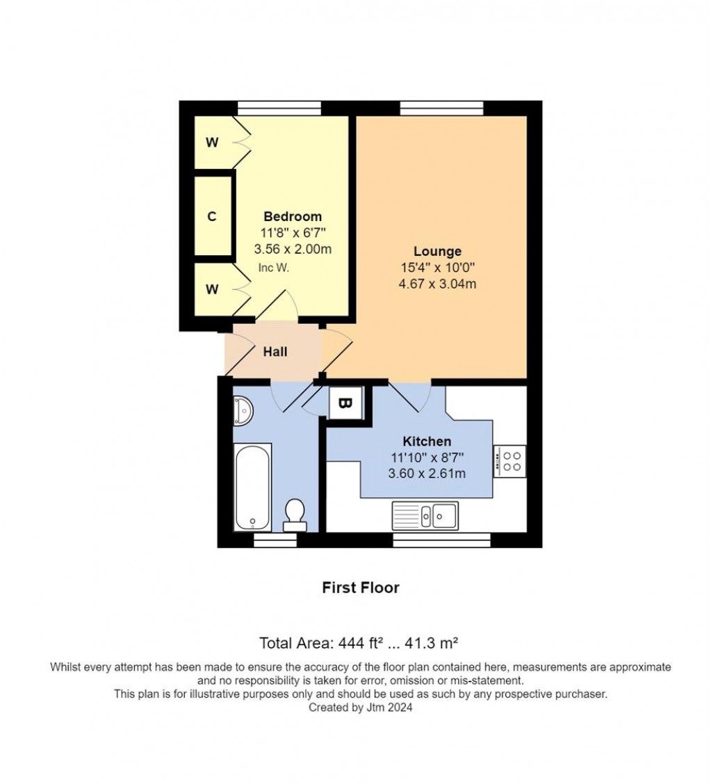 Floorplan for Carvel Way, Littlehampton