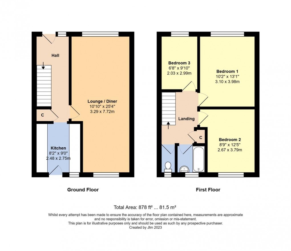 Floorplan for Southfields Road, Littlehampton