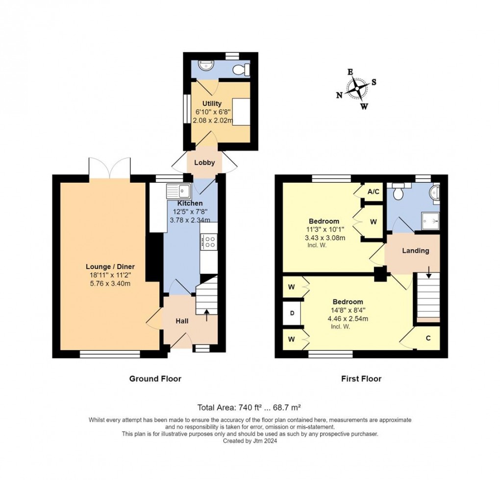 Floorplan for Foundry Road, Yapton, Arundel