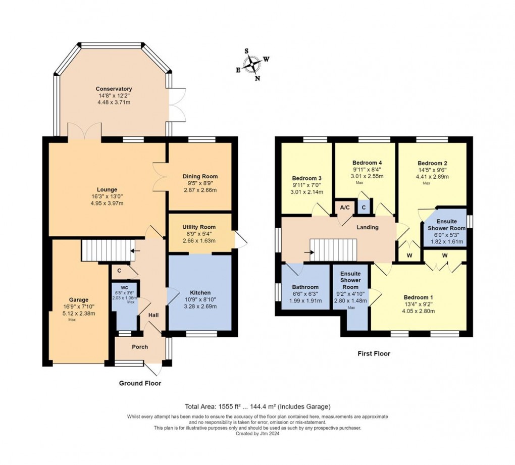 Floorplan for Harebell Close, Marlborough Place, Littlehampton