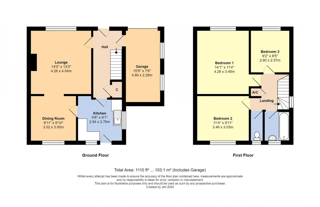 Floorplan for Wick Farm Road, Wick, Littlehampton