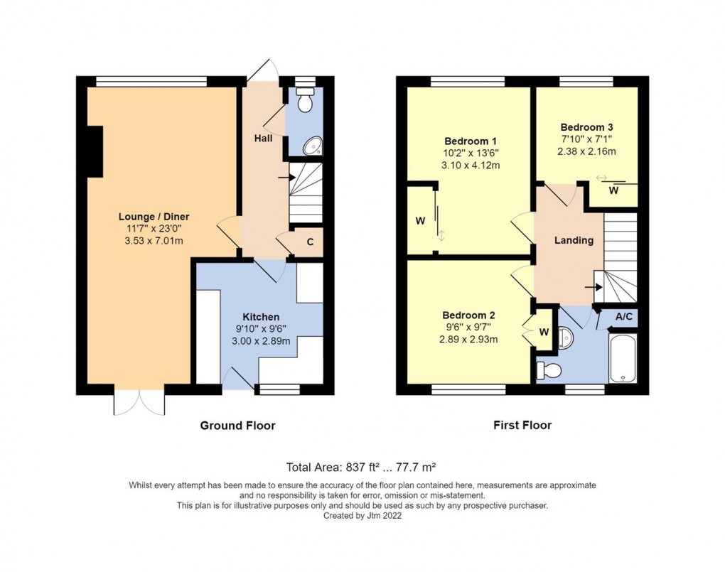 Floorplan for Norfolk Gardens, Littlehampton