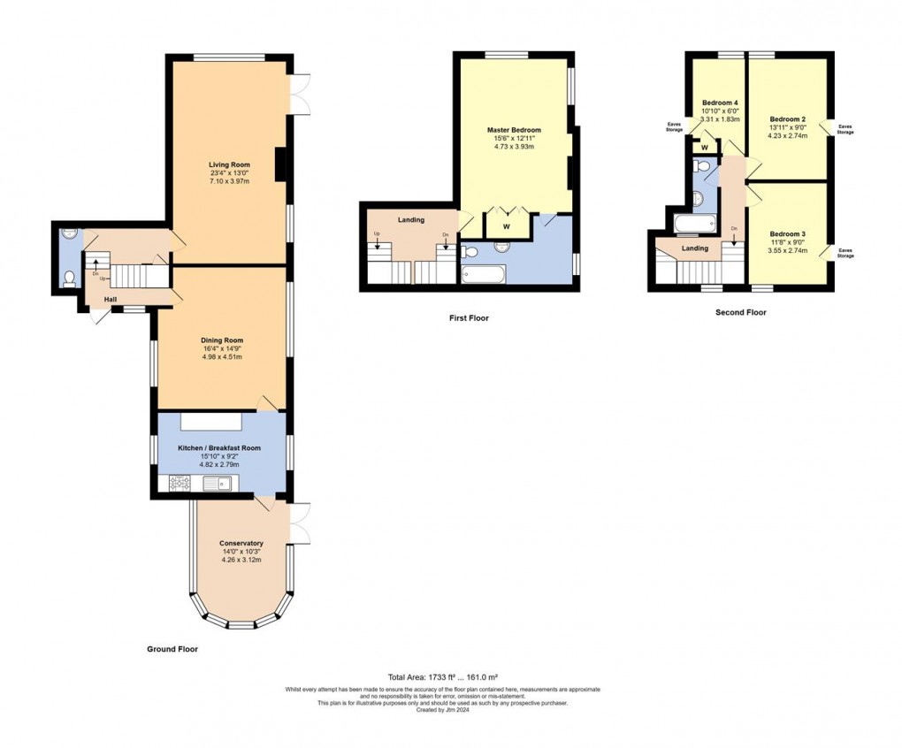 Floorplan for Sea Lane, Rustington