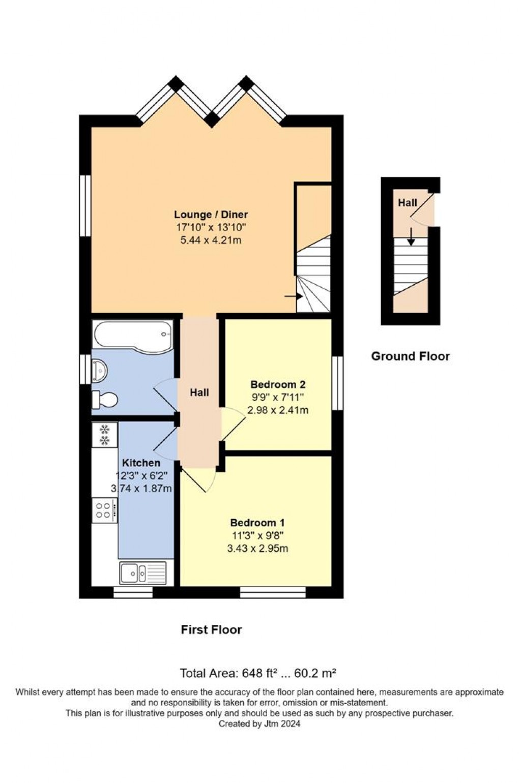 Floorplan for Main Road, Yapton