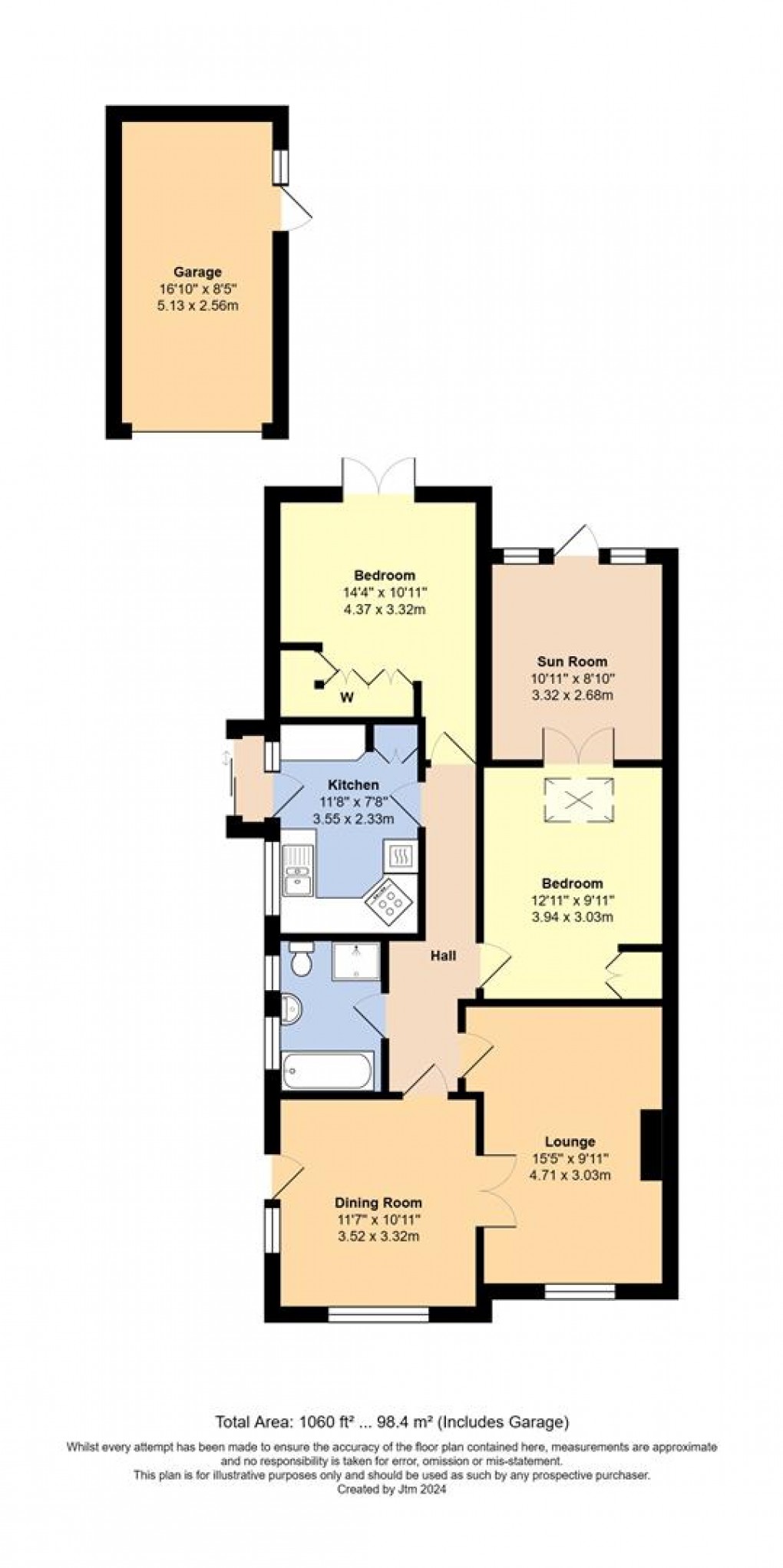 Floorplan for Barnsite Gardens, Rustington