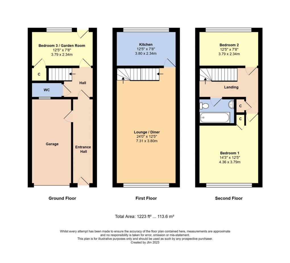 Floorplan for Willow Brook, Wick, Littlehampton