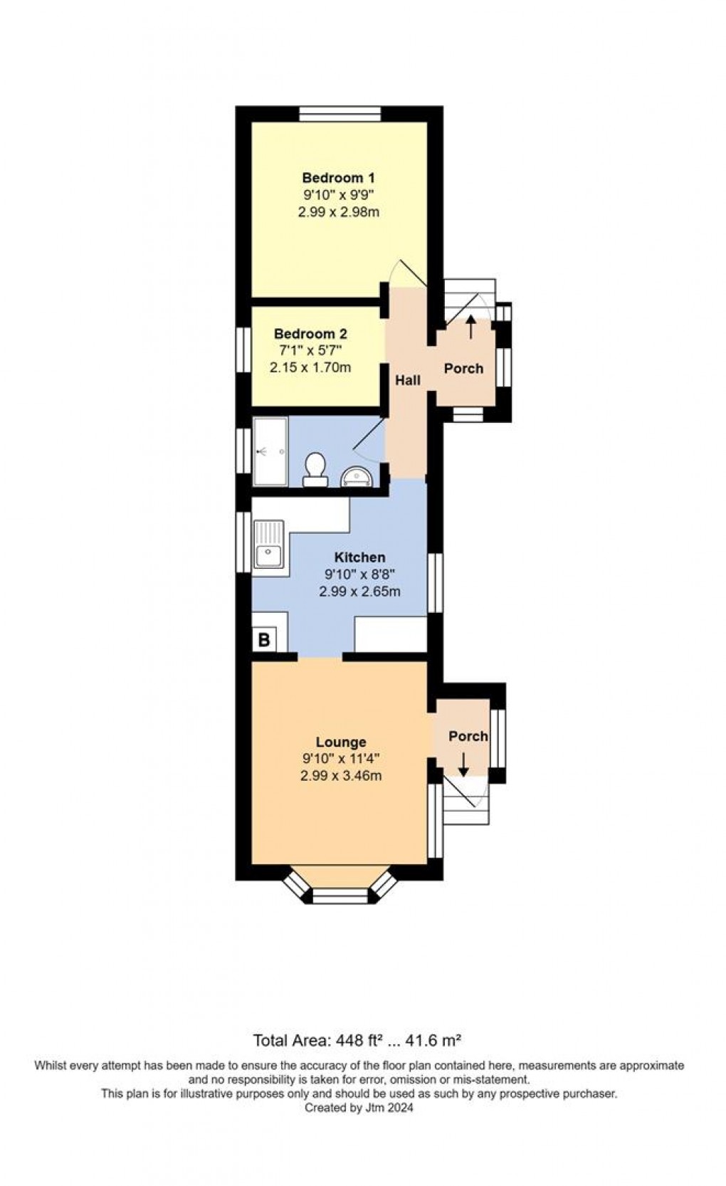 Floorplan for Thornlea Park, Wick, Littlehampton