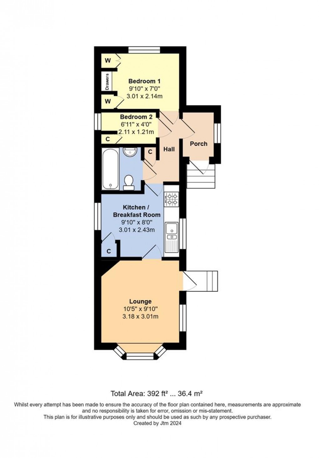 Floorplan for Main Road, Yapton, Arundel