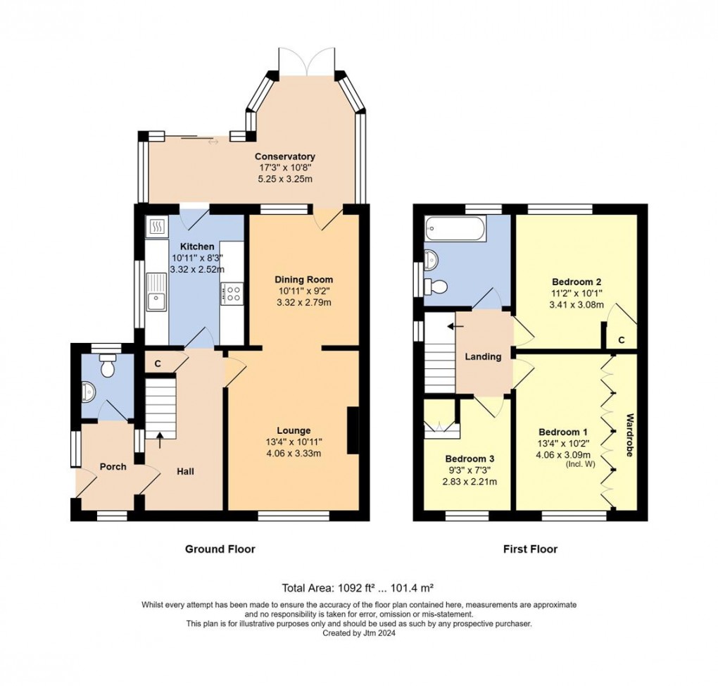 Floorplan for Chanctonbury Close, Rustington