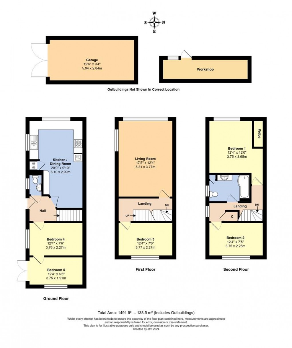 Floorplan for Timberleys, Littlehampton