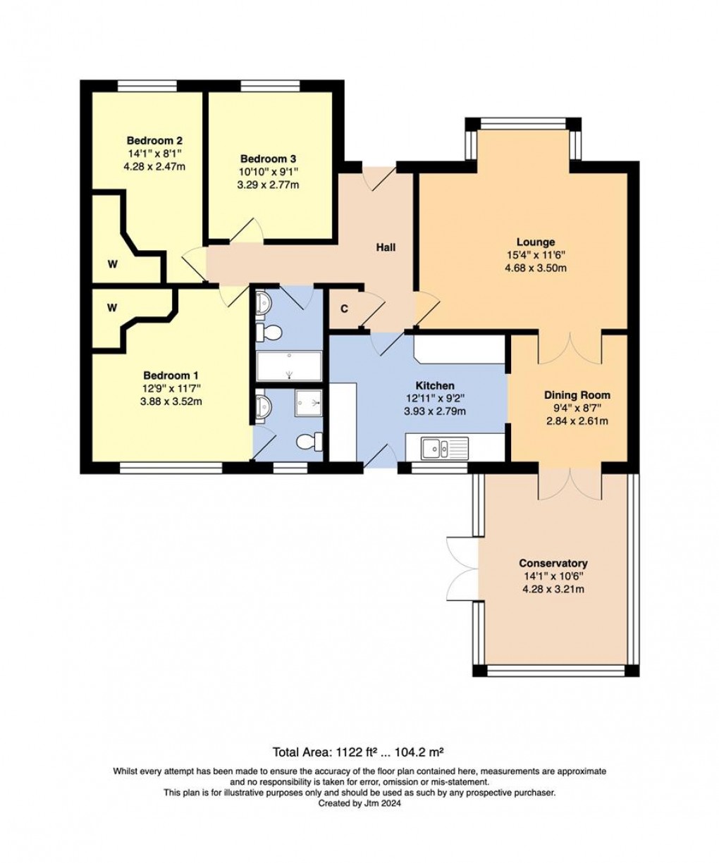 Floorplan for Wooldridge Walk, Climping