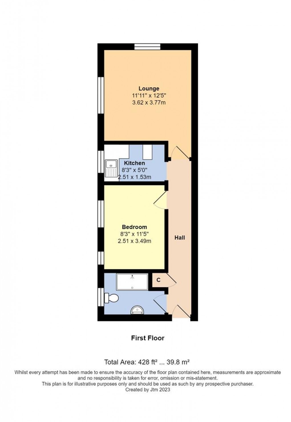 Floorplan for Norfolk Road, Littlehampton
