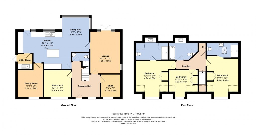 Floorplan for Sea Lane, East Preston