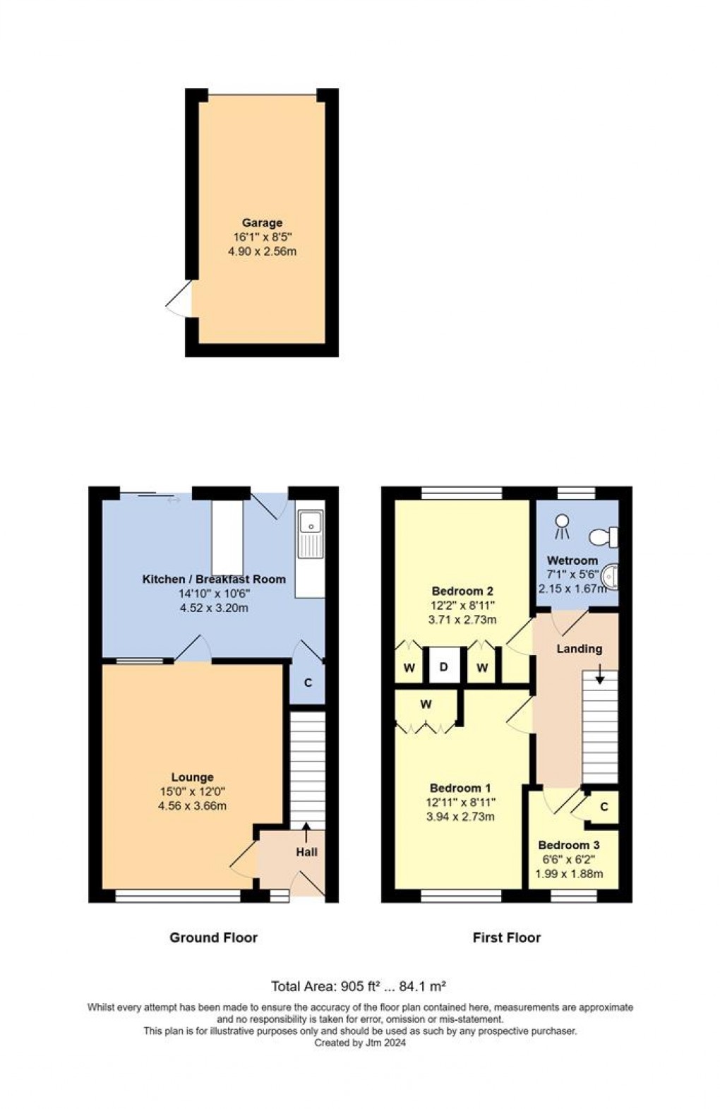 Floorplan for Bayford Road, Littlehampton