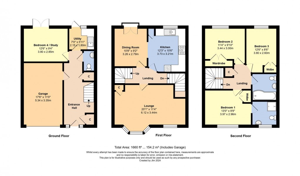 Floorplan for Harsfold Road, Rustington,