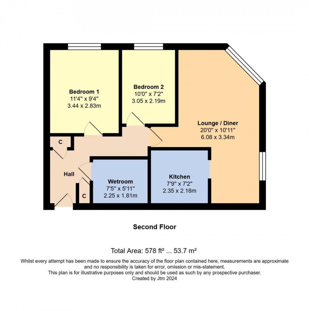 Floorplan for Irvine Road, Littlehampton
