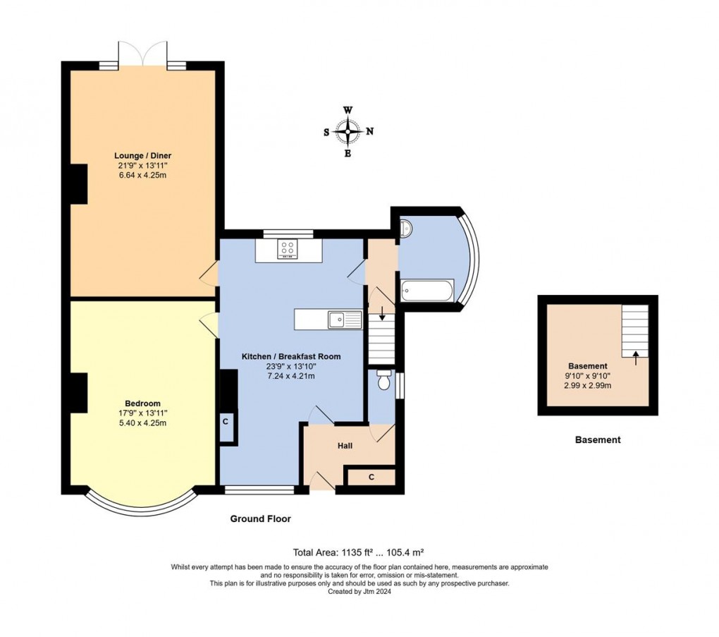 Floorplan for Norfolk Road, Littlehampton