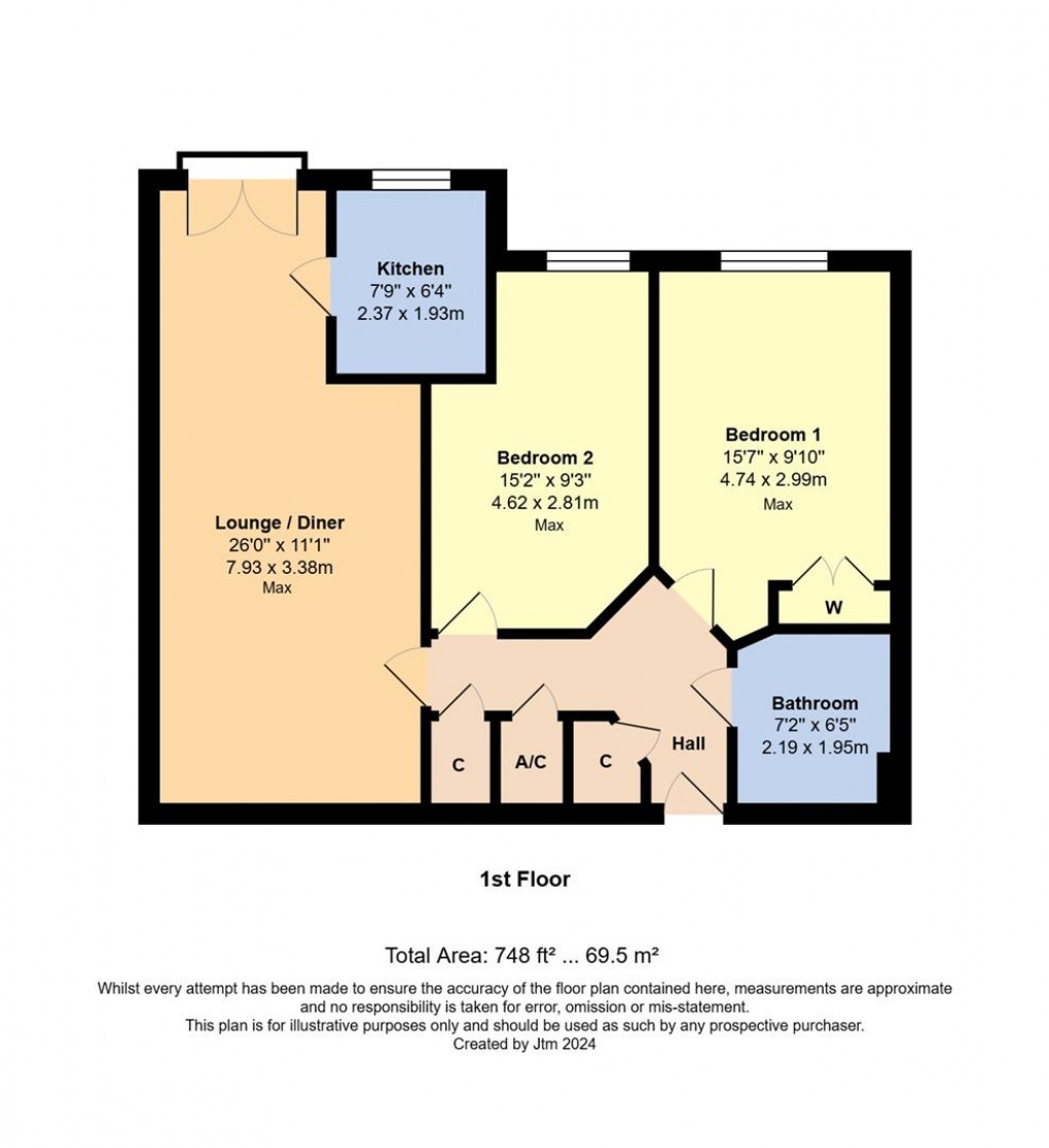 Floorplan for The Street, Rustington