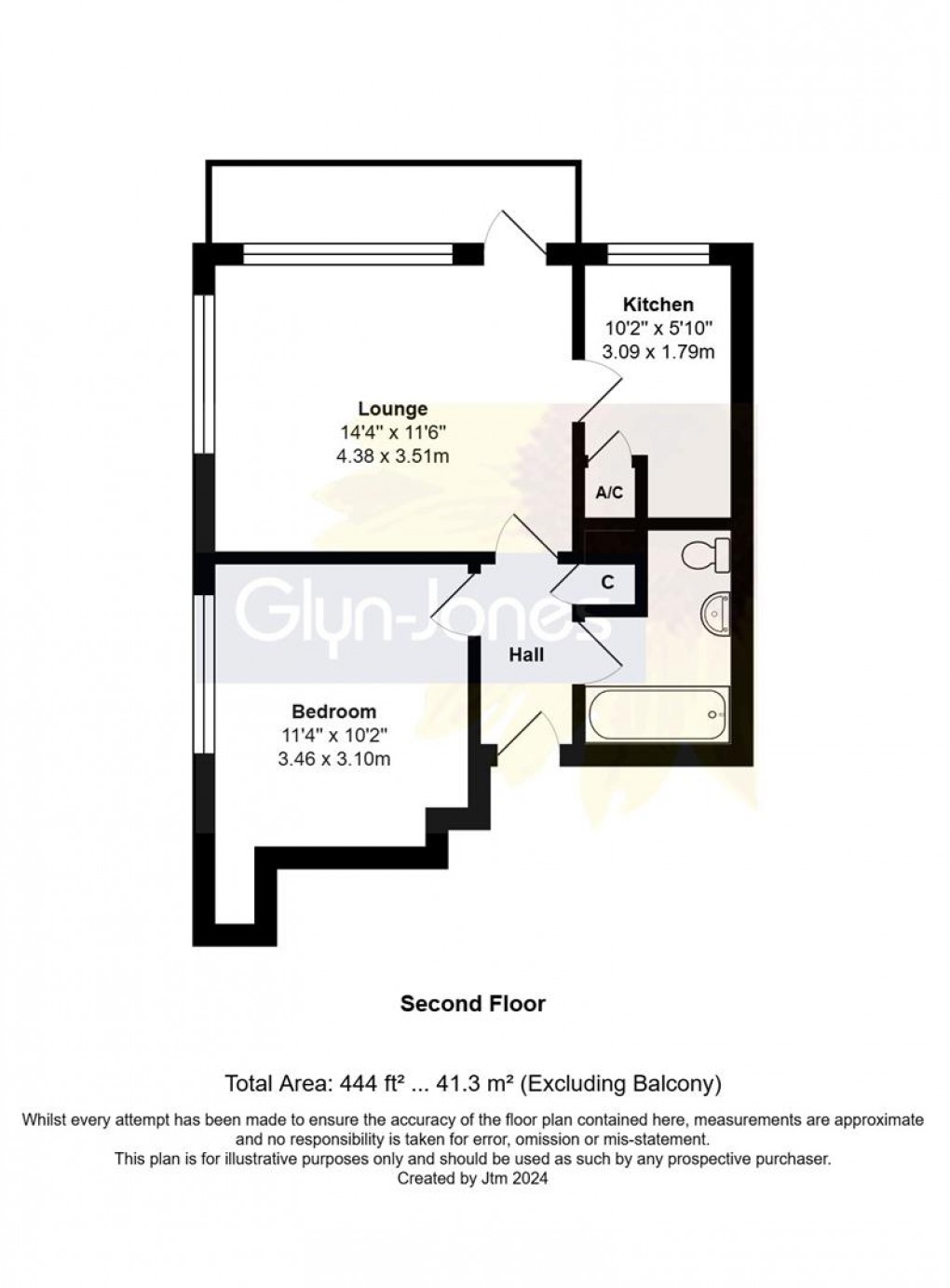 Floorplan for The Cornerways, St Winefrides Road, Littlehampton