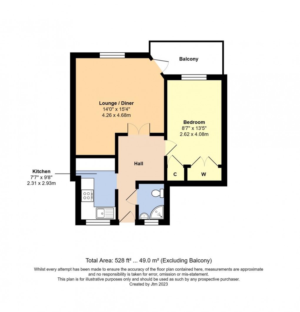 Floorplan for South Terrace, Littlehampton
