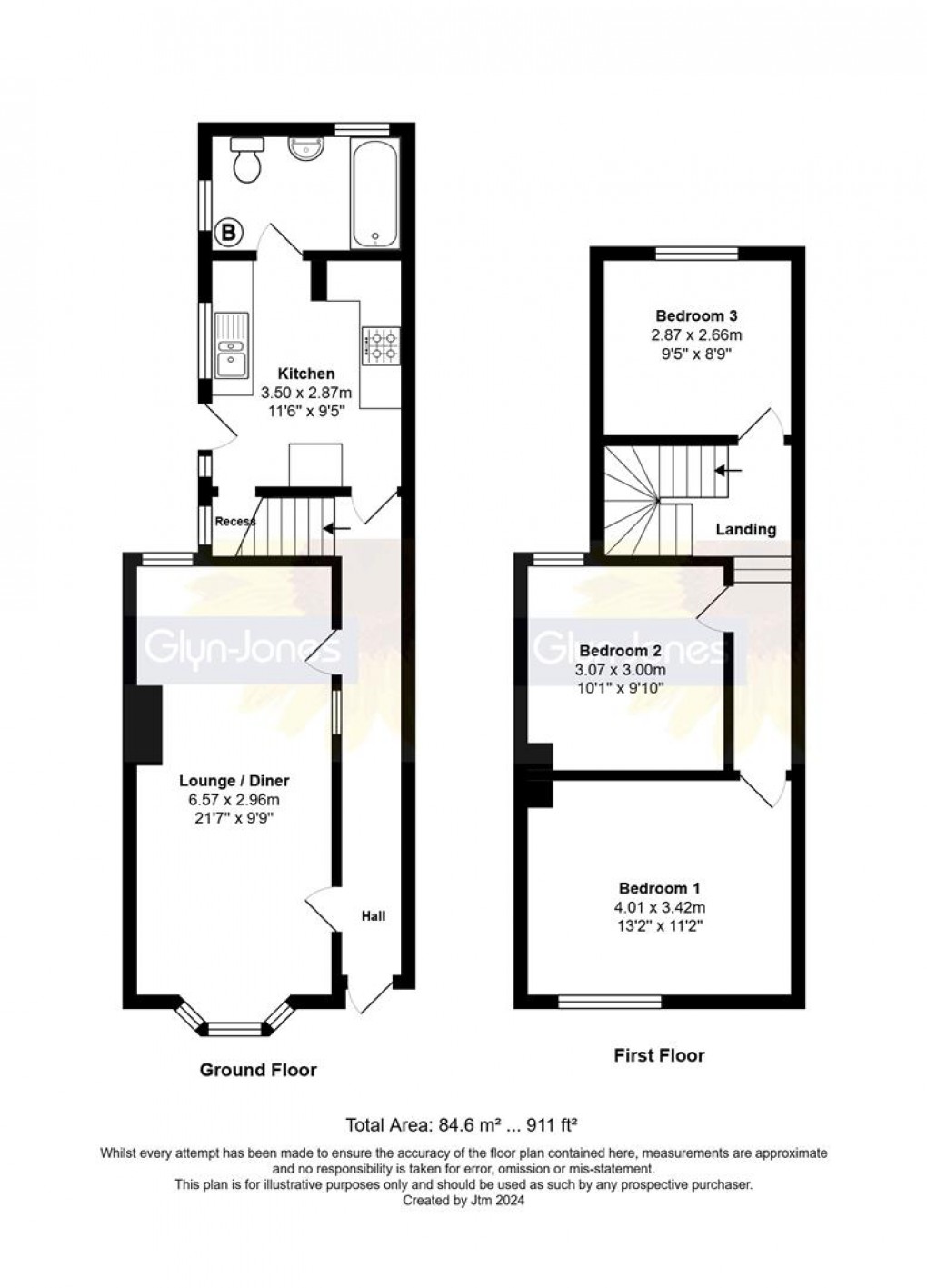 Floorplan for Gloucester Place, Littlehampton