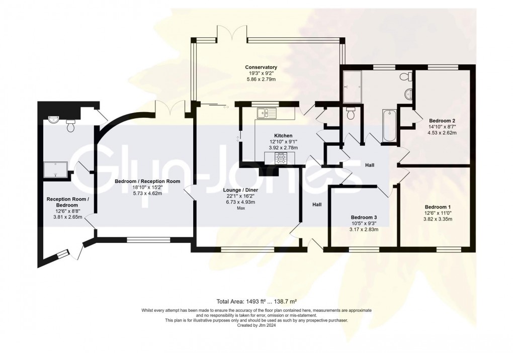 Floorplan for Holly Drive, Wick, Littlehampton