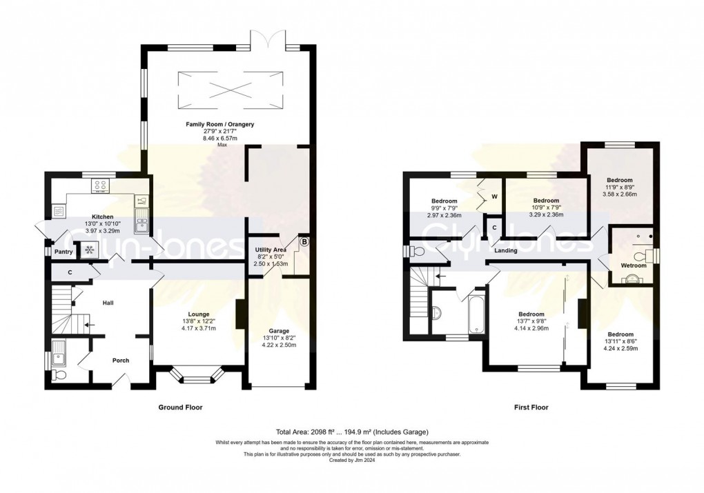 Floorplan for St. Marys Close, Littlehampton