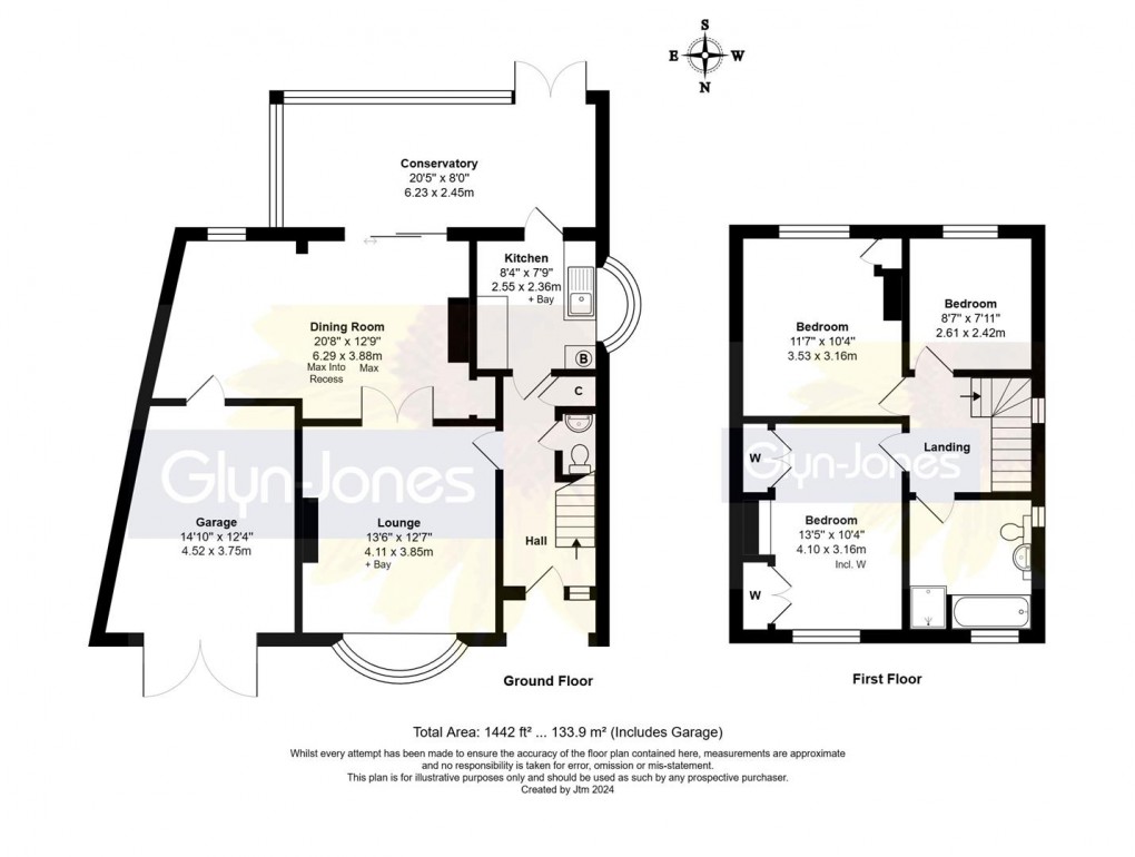Floorplan for Aldwick Gardens, Bognor Regis
