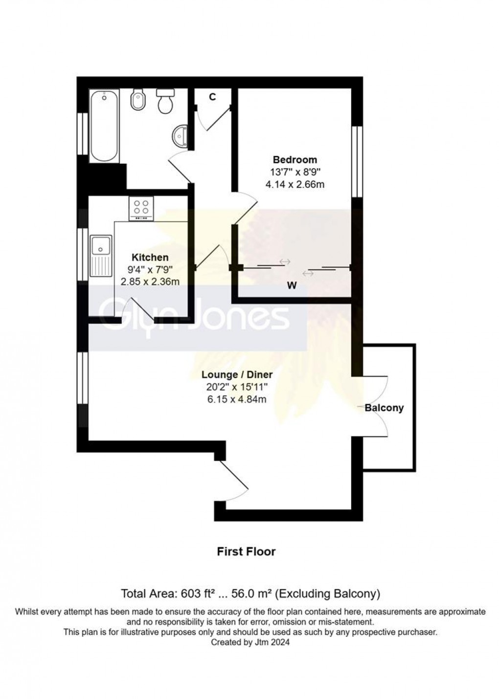 Floorplan for Brighton Road, Lancing