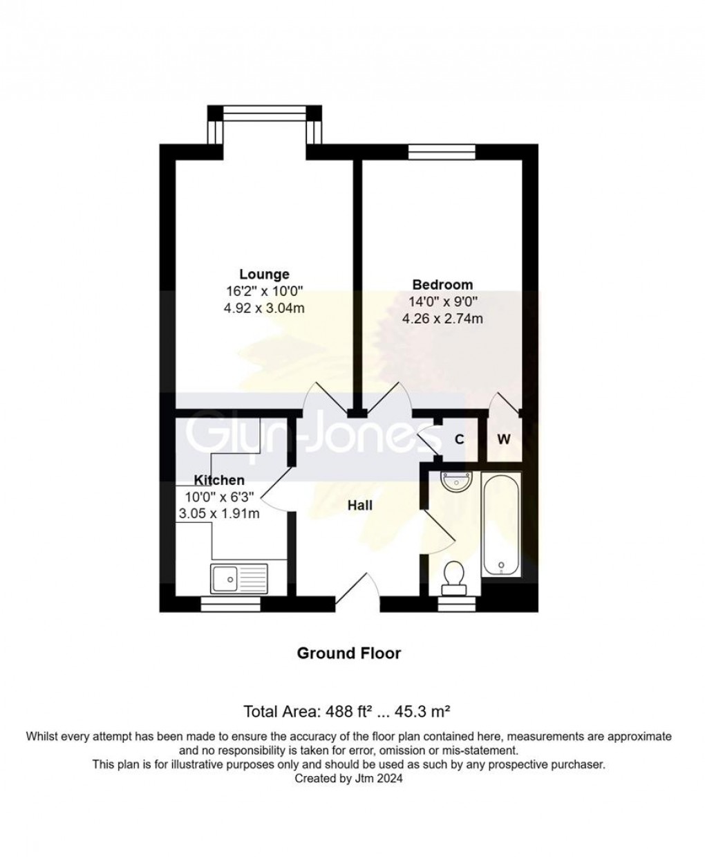 Floorplan for Sproule Close, Ford
