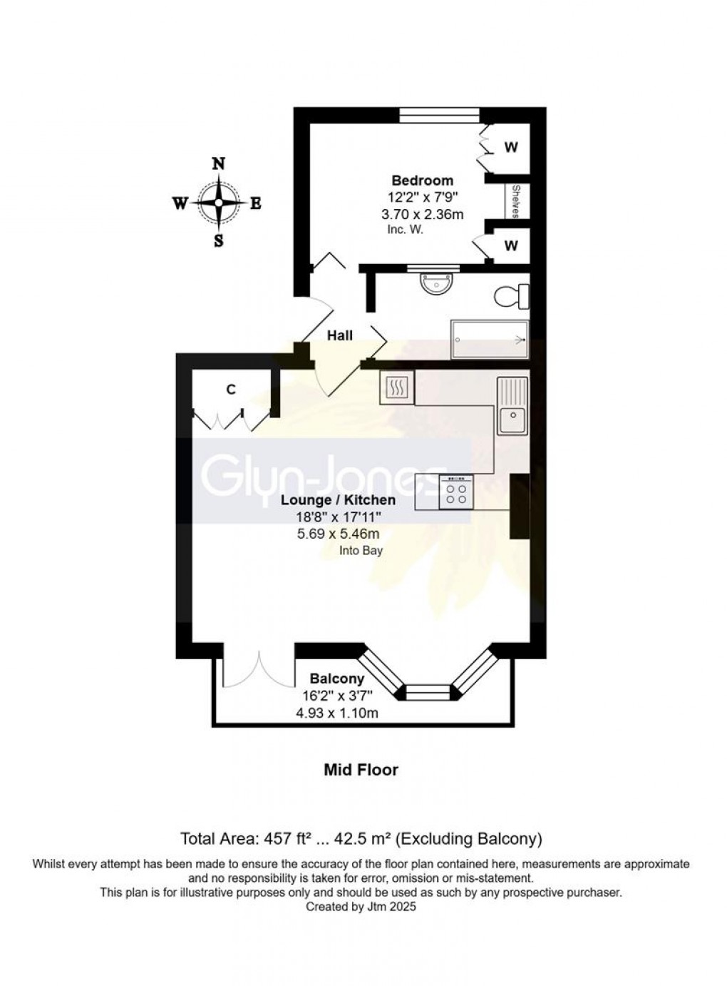 Floorplan for South Terrace, Littlehampton