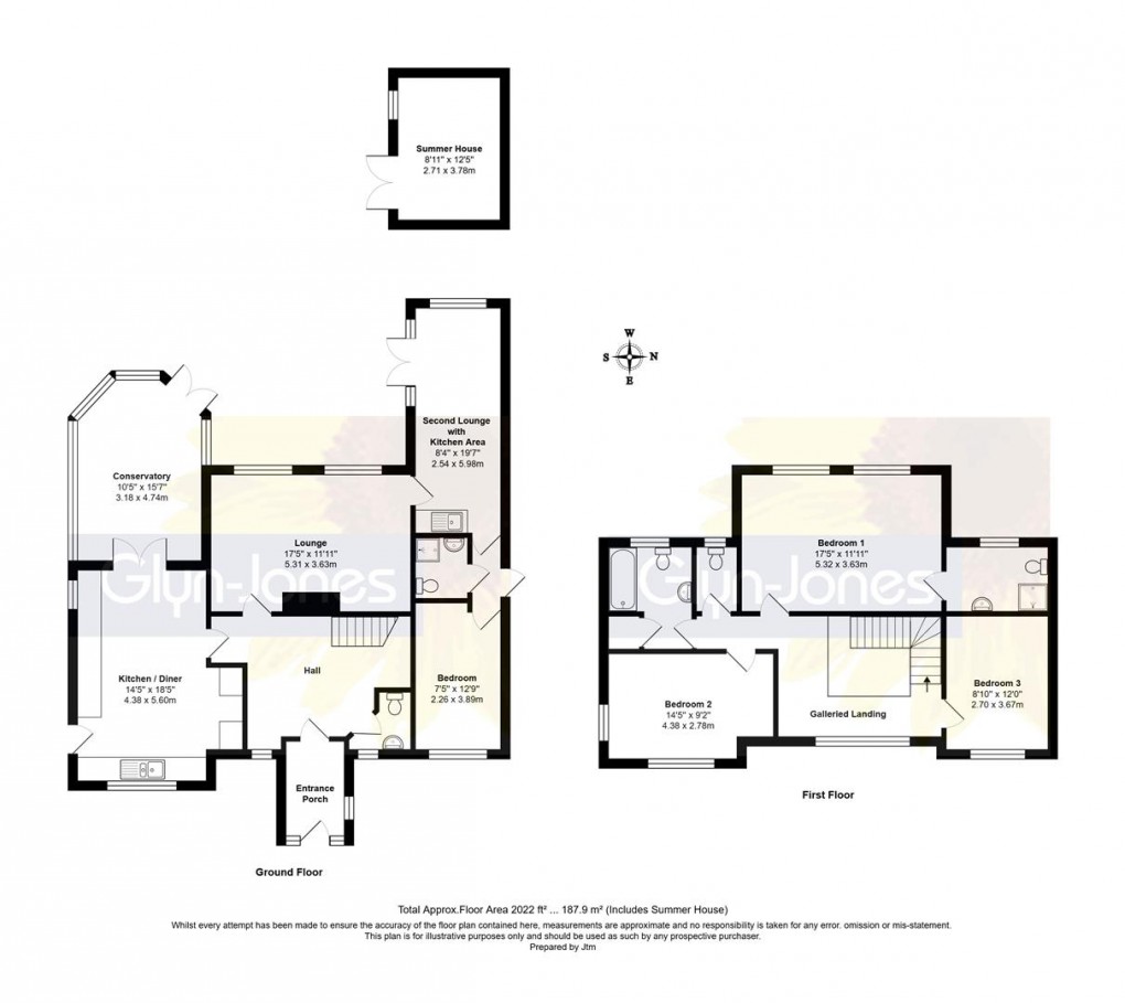 Floorplan for Ruston Park, Rustington