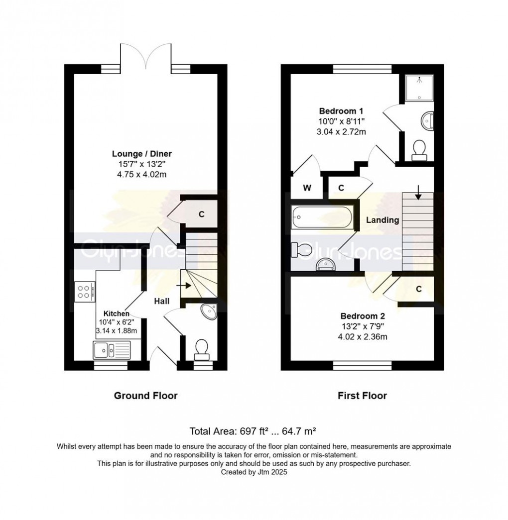 Floorplan for Watersmead Drive, Littlehampton