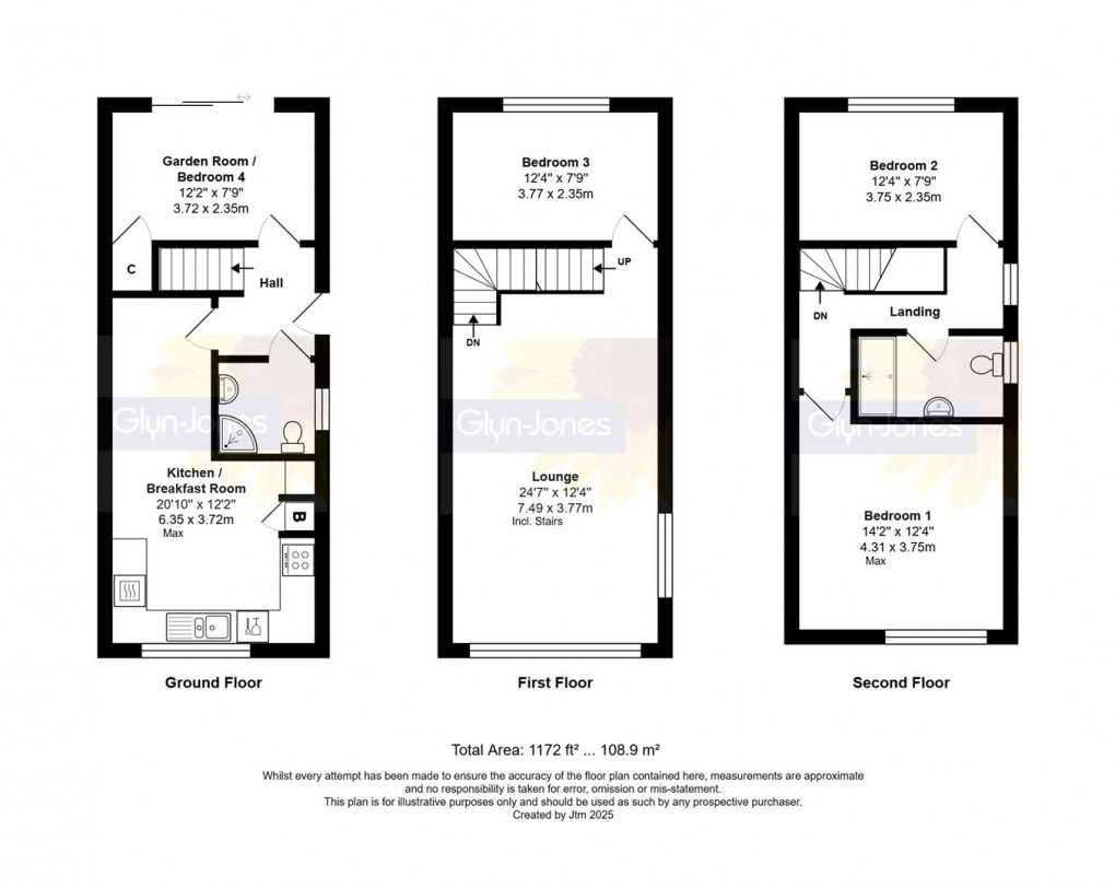 Floorplan for Timberleys, Littlehampton