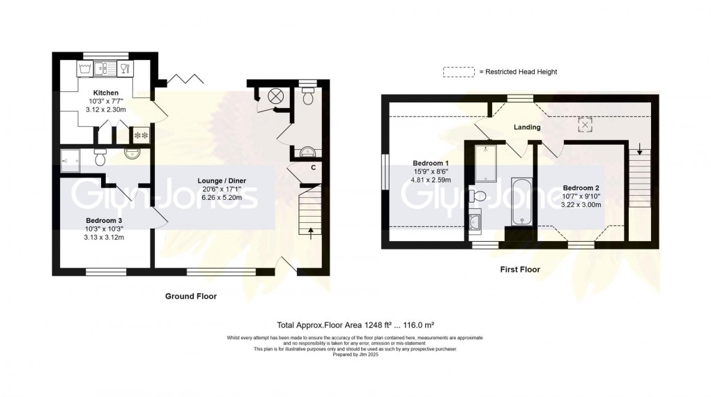 Floorplan for Hill Lane, Barnham, Bognor Regis