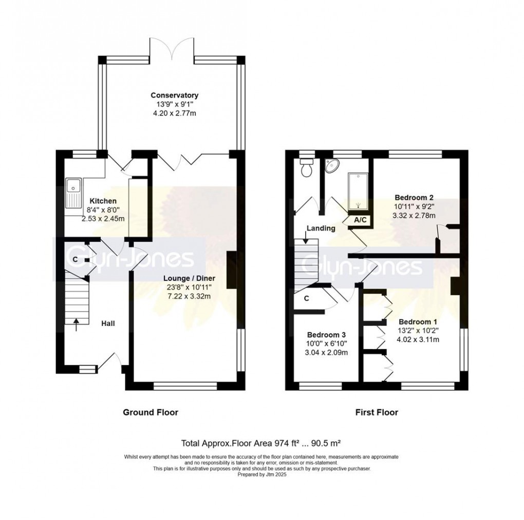 Floorplan for Campbell Drive, Rustington