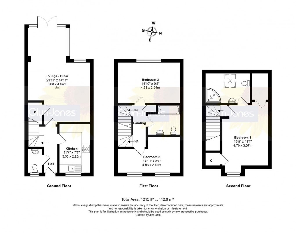 Floorplan for Elm Farm Cottages, Old Manor Road, Rustington