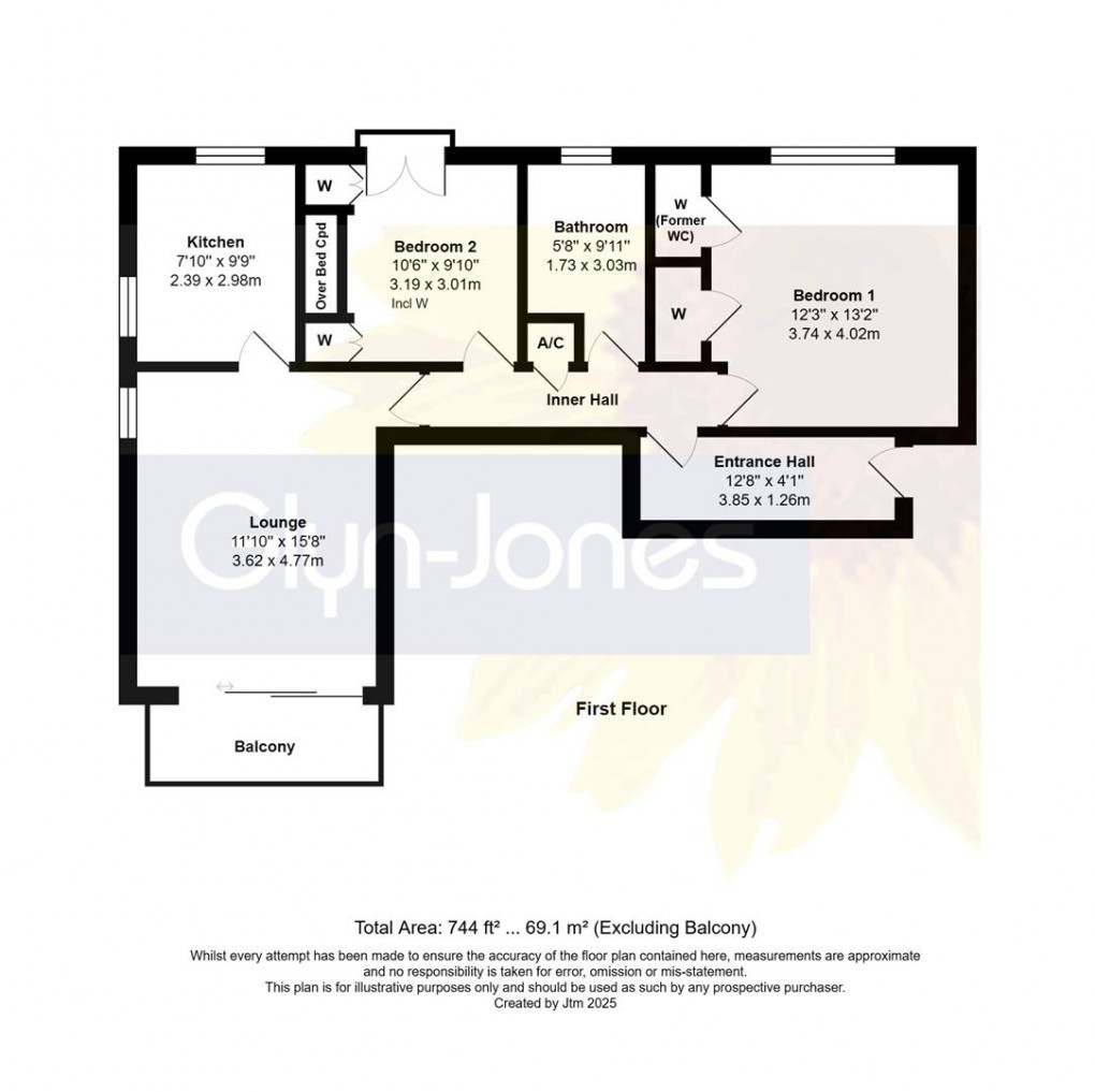 Floorplan for The Gilberts, Sea Road, Rustington