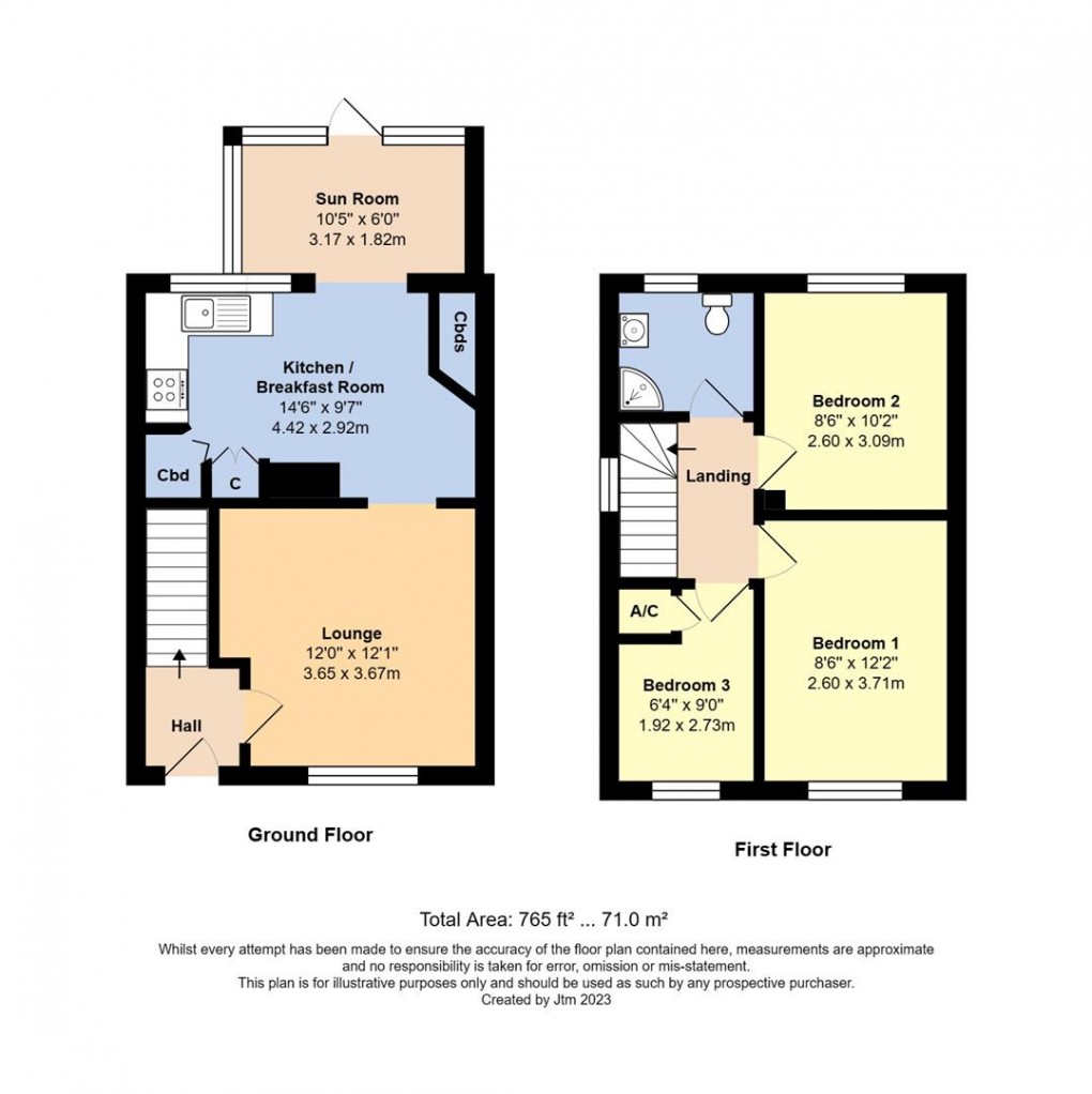 Floorplan for Sussex Street, Littlehampton
