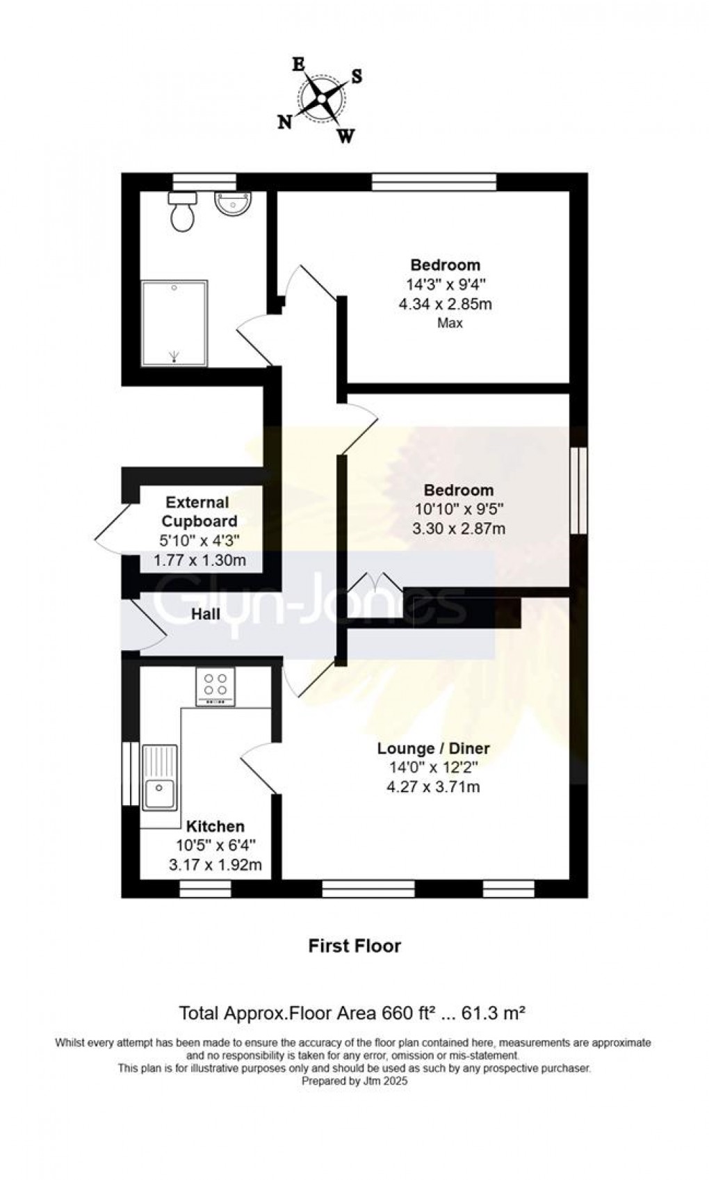 Floorplan for Allangate Drive, Rustington