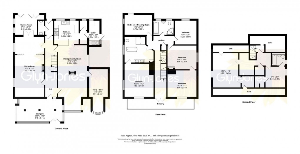 Floorplan for Maltravers Drive, Littlehampton
