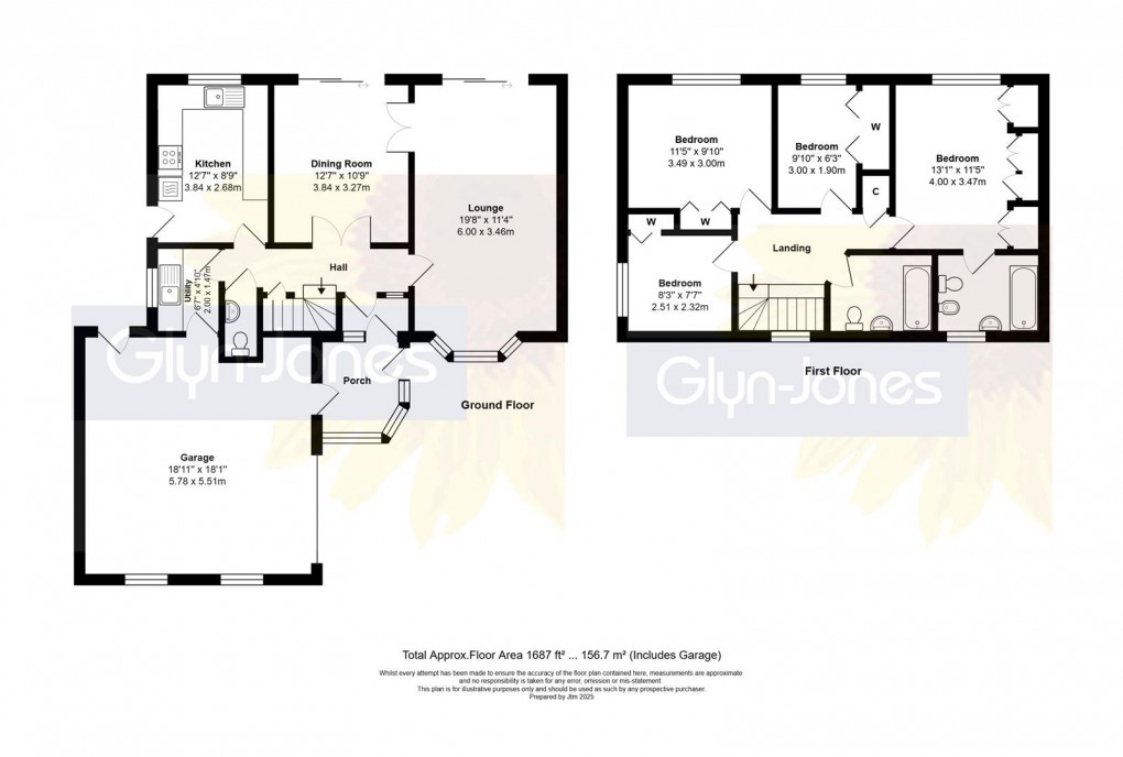 Floorplan for Cowdray Drive, Rustington