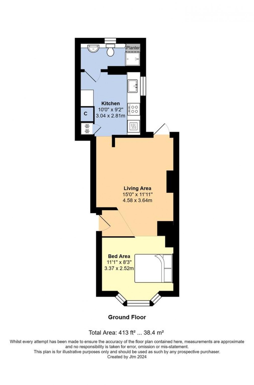 Floorplan for Gloucester Road, Littlehampton